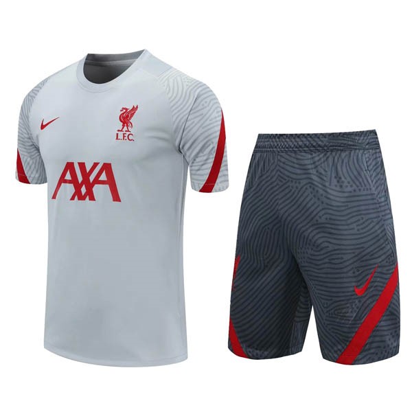 Entrenamiento Liverpool Conjunto Completo 2020/21 Gris